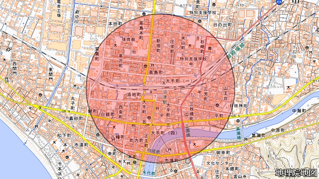 沼津駅周辺図