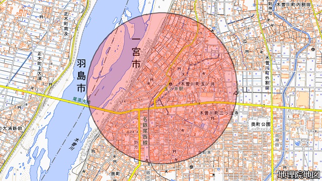 玉ノ井駅周辺図